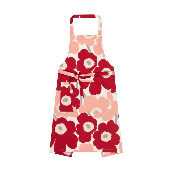 Pieni Unikko ποδιά - Cotton-dark cherry-rosa - Marimekko