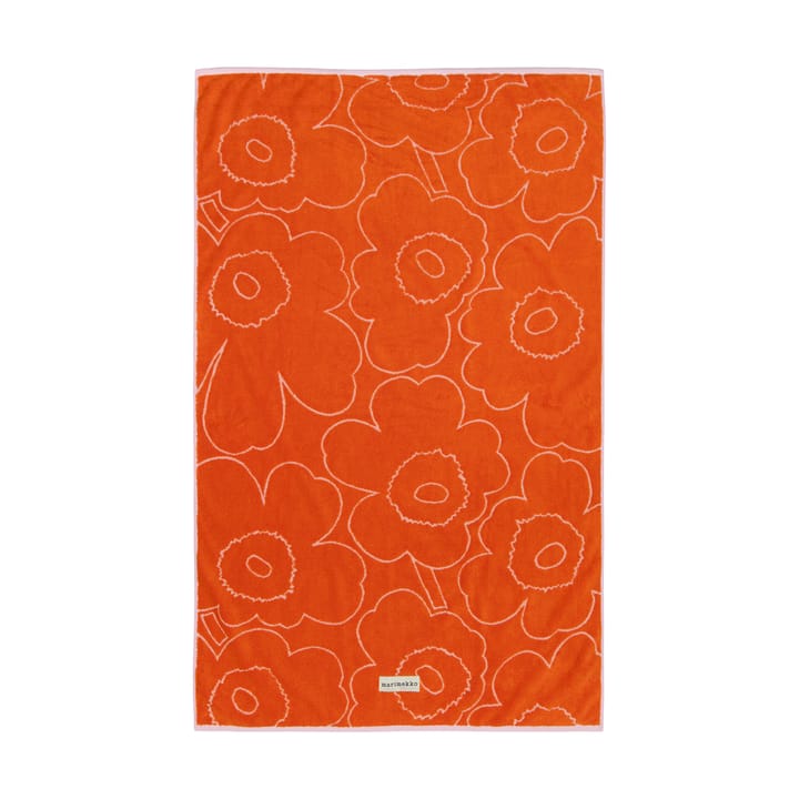 Piirto Unikko πετσέτα μπάνιου 100x160 cm - Burnt orange-pink - Marimekko