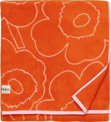 Piirto Unikko πετσέτα μπάνιου 100x160 cm - Burnt orange-pink - Marimekko