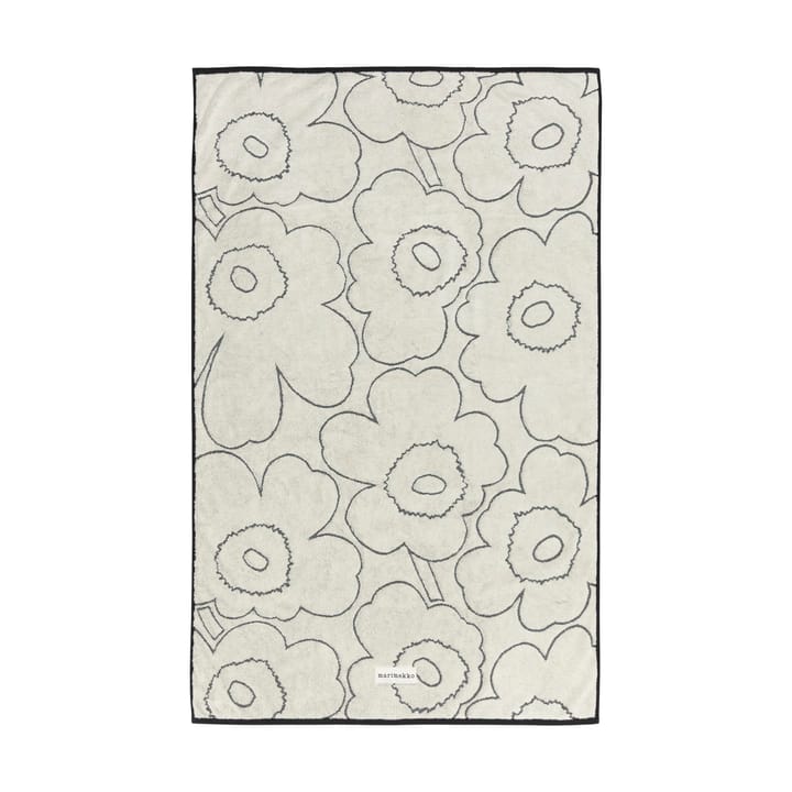 Piirto Unikko πετσέτα μπάνιου 100x160 cm - Ivory-black - Marimekko