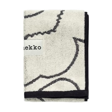 Piirto Unikko πετσέτα φιλοξενούμενου 30x50 cm - Ivory-black - Marimekko