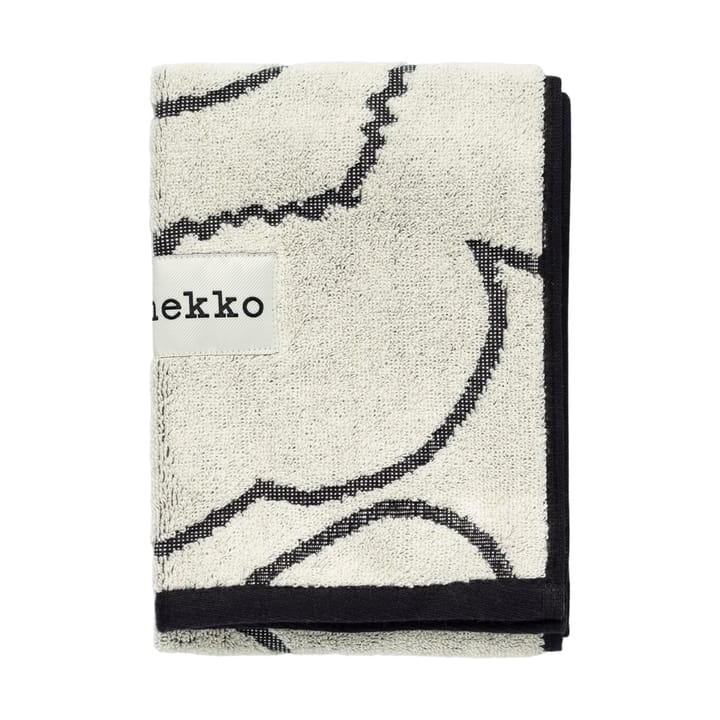 Piirto Unikko πετσέτα φιλοξενούμενου 30x50 cm, Ivory-black Marimekko