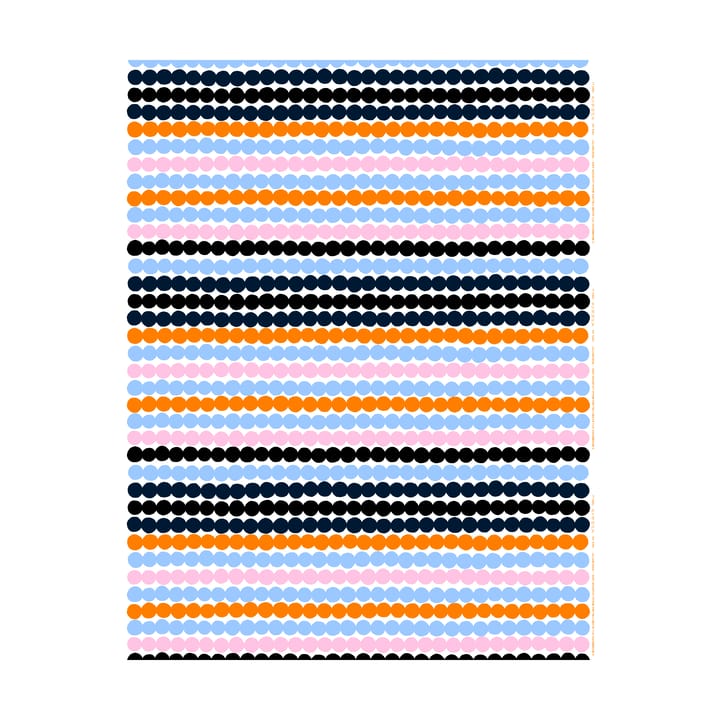 Räsymatto ύφασμα - White-light blue-orange-pink - Marimekko