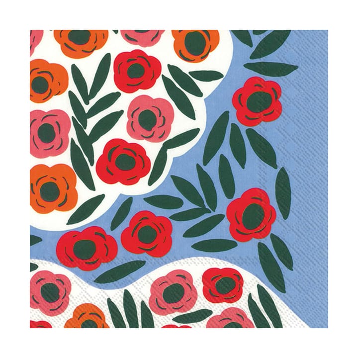 Χαρτοπετσέτες Ruukku 33x33 cm 20 τεμάχια - Μπλε - Marimekko