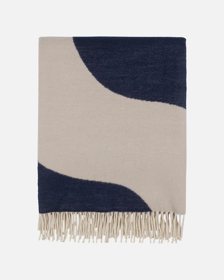 Seireeni κουβέρτα 130x180 cm, Off white-dark blue Marimekko