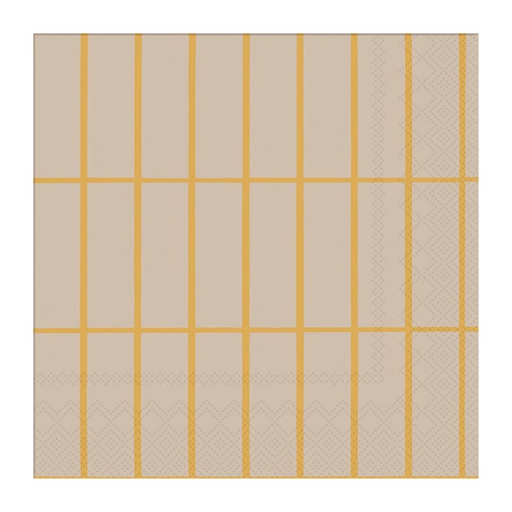 Χαρτοπετσέτες Tiiliskivi 20-pack - Linen-gold - Marimekko