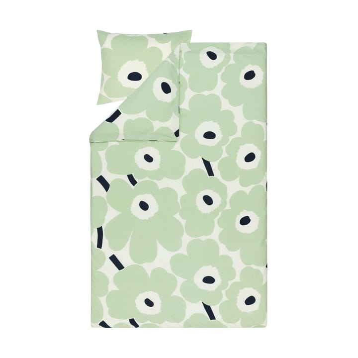 Unikko παπλωματοθήκη 150x210 cm - Off white-sage-dark blue - Marimekko