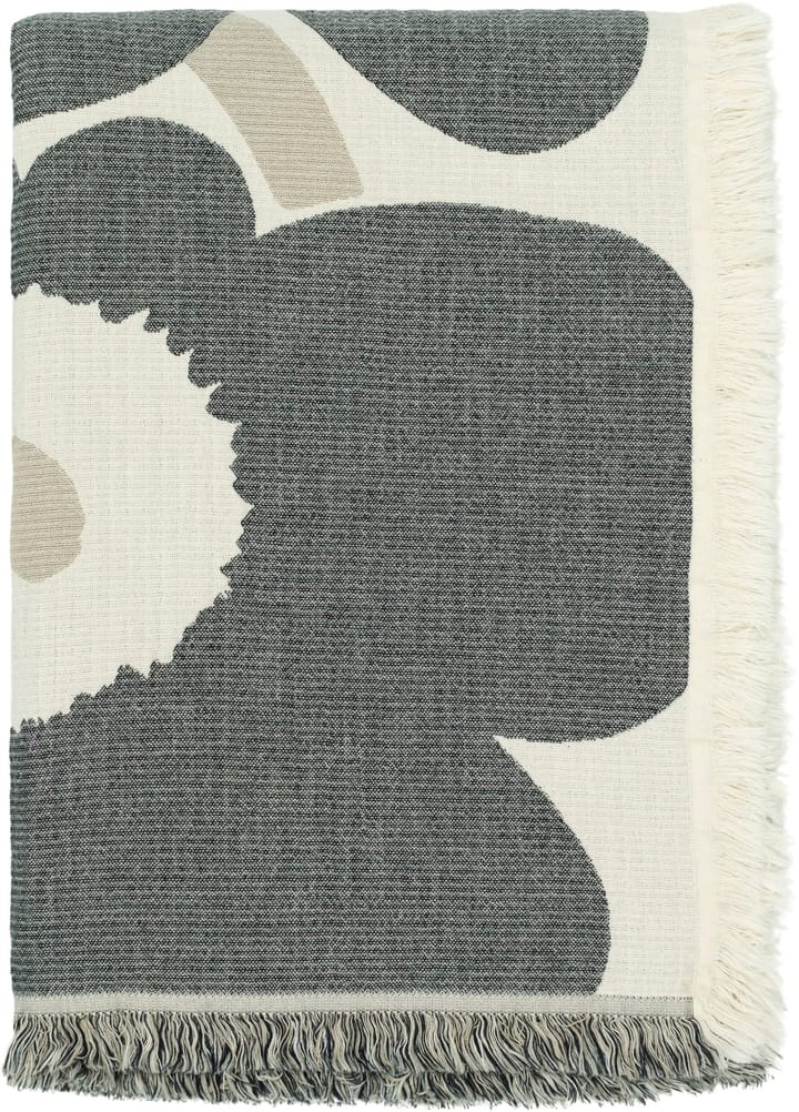 Unikko κουβέρτα 150x220 cm, Off white-charcoal-sand Marimekko