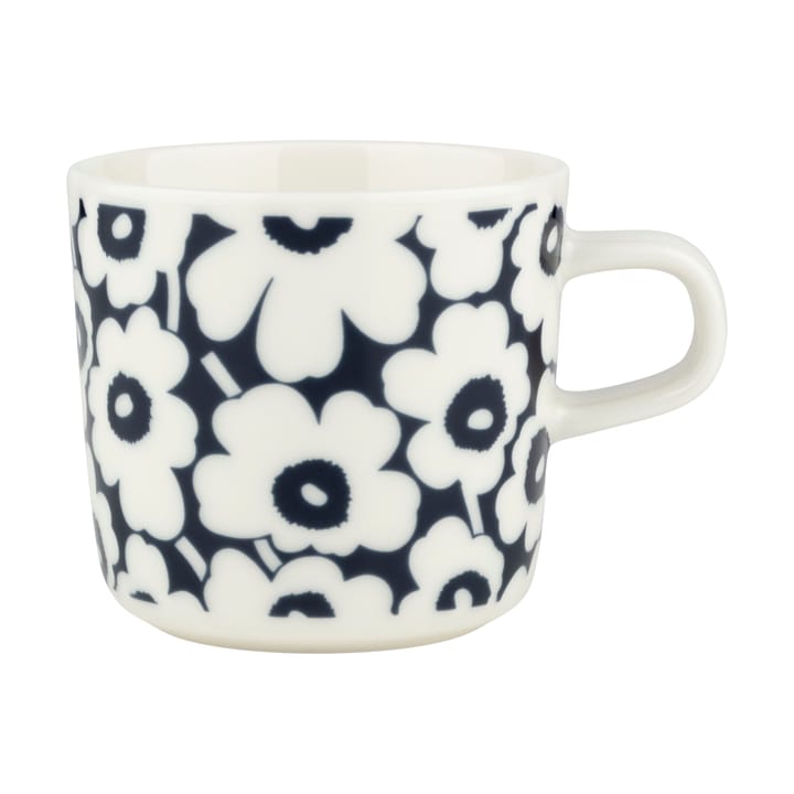 Μικρή κούπα καφέ Unikko 20 cl - Dark blue-white - Marimekko