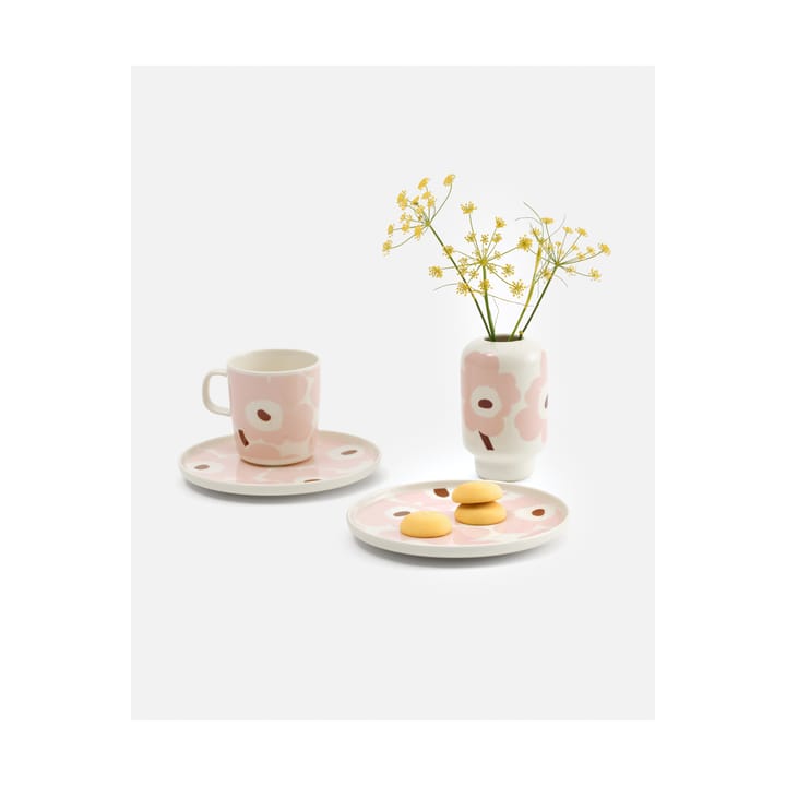 Κούπα Unikko 40 εκ., White-light pink-chestnut Marimekko