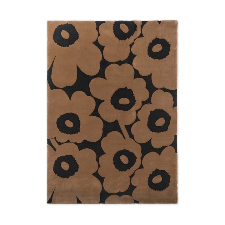 Μάλλινο χαλί Unikko - Beige, 200x300 cm - Marimekko