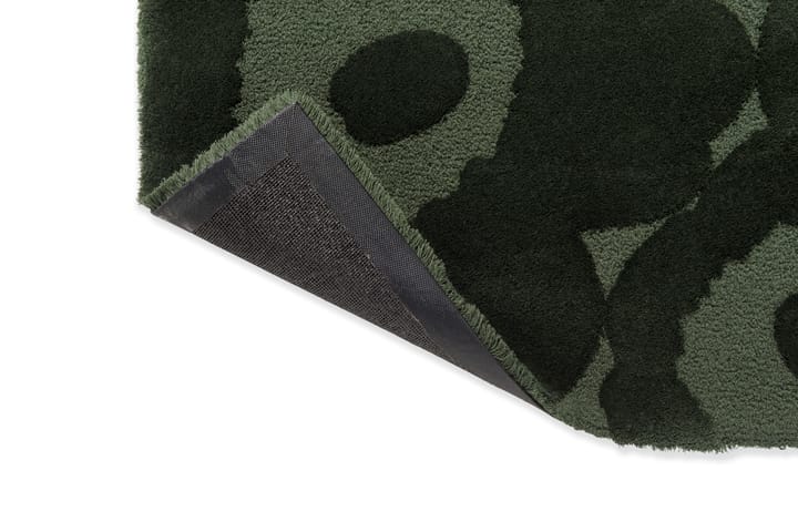 Μάλλινο χαλί Unikko - Dark Green, 170x240 cm - Marimekko