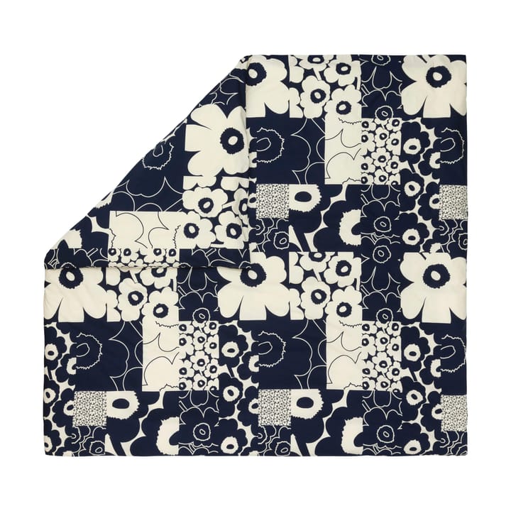 Unikko kollaasi παπλωματοθήκη 240x220 cm - Off-white-dark blue - Marimekko