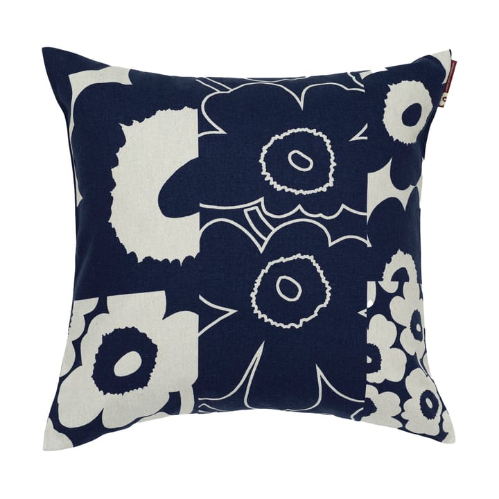 Unikko kollaasi κάλυμμα μαξιλαριού 50x50 cm - Linen-dark blue - Marimekko