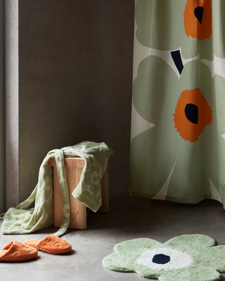 Unikko μπουρνούζι - Off white-sage, L - Marimekko