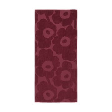 Unikko solid πετσέτα επισκεπτών 70x150 cm - Σκούρο κόκκινο - Marimekko