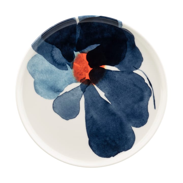 Πιάτο Valssi Ø20 cm - White-dark blue-orange - Marimekko