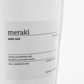 Ανταλλακτικό υγρό σαπούνι χεριών Meraki 1000 ml - Linen dew - Meraki