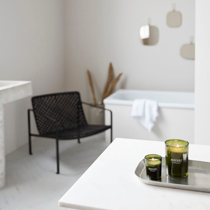 Meraki scented candle green glass 35 timmar - επίγειο - Meraki