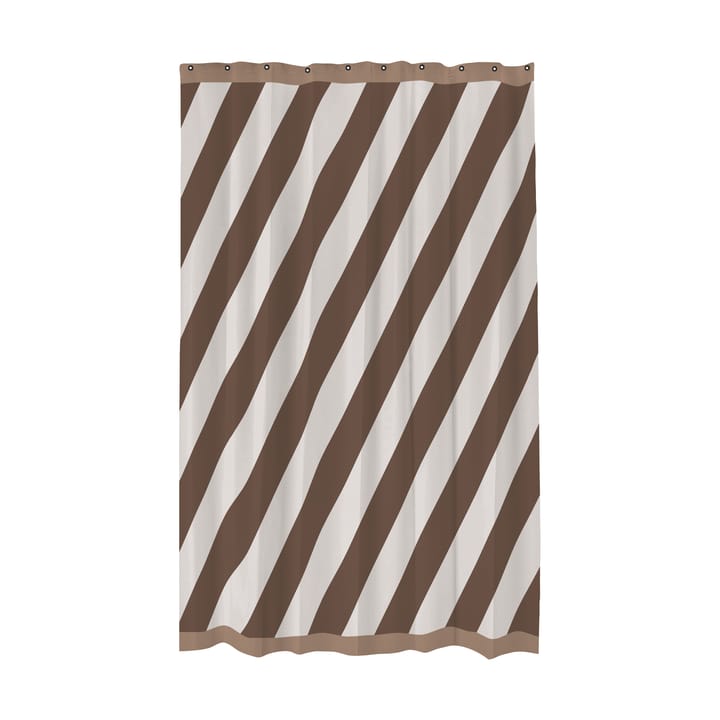 Diagonal κουρτίνα ντους 150x200 εκ. - Chocolate - Mette Ditmer