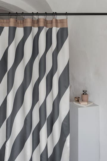 Diagonal κουρτίνα ντους 150x200 εκ. - Dark grey - Mette Ditmer