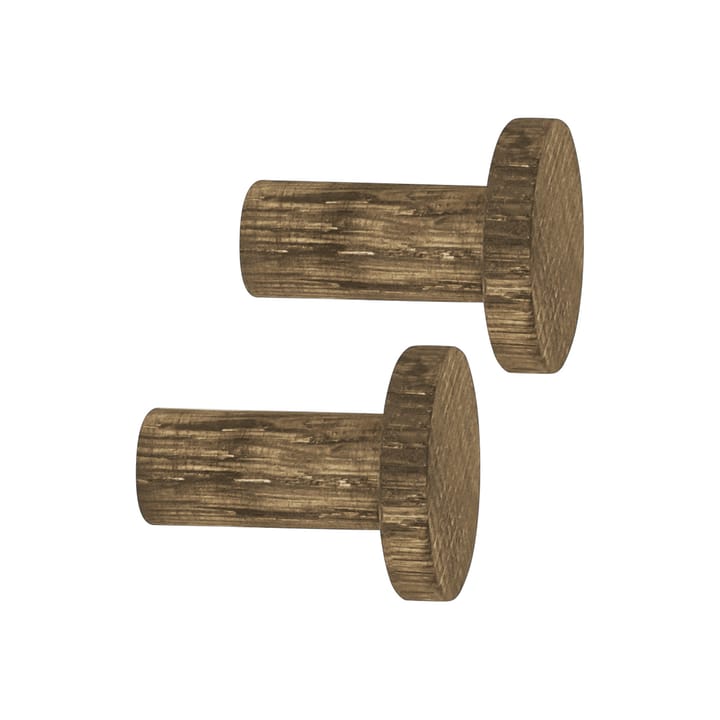 Point μακρύς γάντζος 2 pack - Dark oiled oak - Mette Ditmer