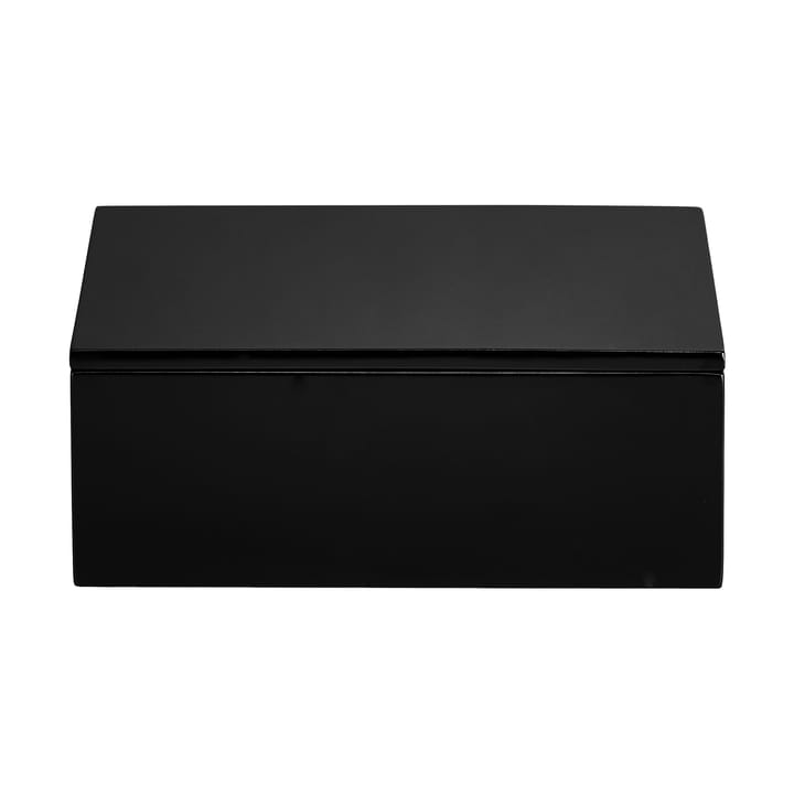 Lux λακαρισμένο κουτί αποθήκευσης 19x19x7 εκ. - Black - Mojoo