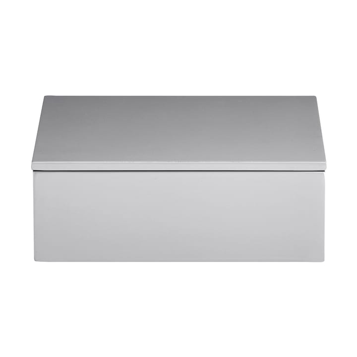 Lux λακαρισμένο κουτί αποθήκευσης 19x19x7 εκ. - Cool grey - Mojoo