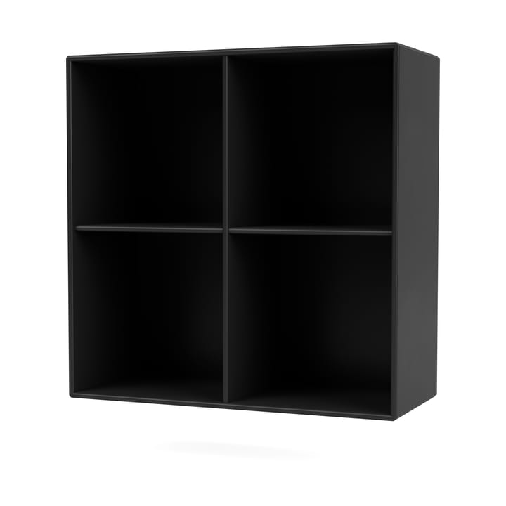 SHOW ράφι 69,6x69,6 cm με ράγα ανάρτησης - 05-Black - Montana