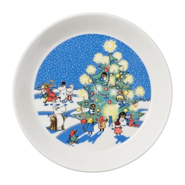 Drawing & Christmas moomin πιάτο 2 τεμάχια - Ø 19 cm - Moomin Arabia