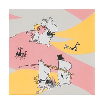 Family time χαρτοπετσέτα 33x33 cm 20 πακέτο - Multi - Moomin Arabia