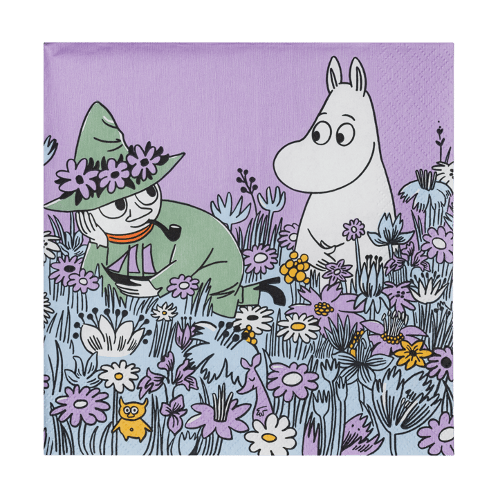 Friends forever χαρτοπετσέτα 33x33 cm 20-pack - Multi - Moomin Arabia