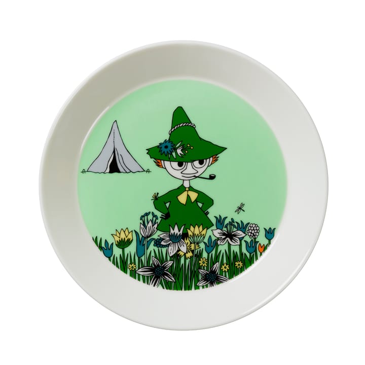 Snufkin πιάτο - πράσινο - Moomin Arabia