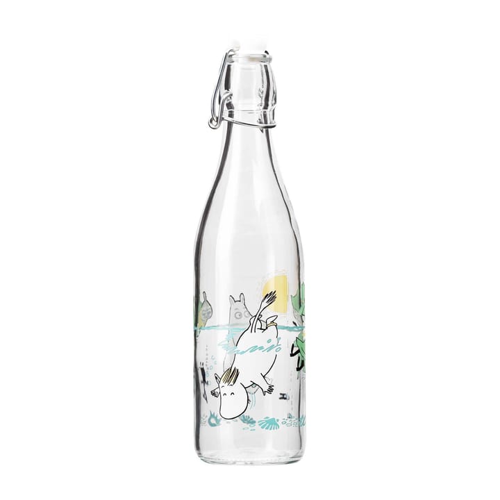 Moomin γυάλινο μπουκάλι 0,5 l, Διασκέδαση στο νερό Muurla