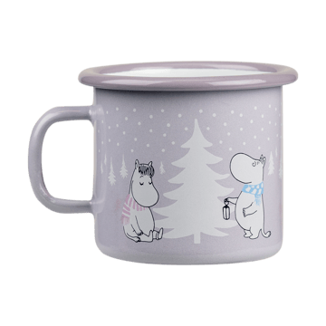 Moomin εμαγιέ κούπα 25 cl - Snowfall - Muurla