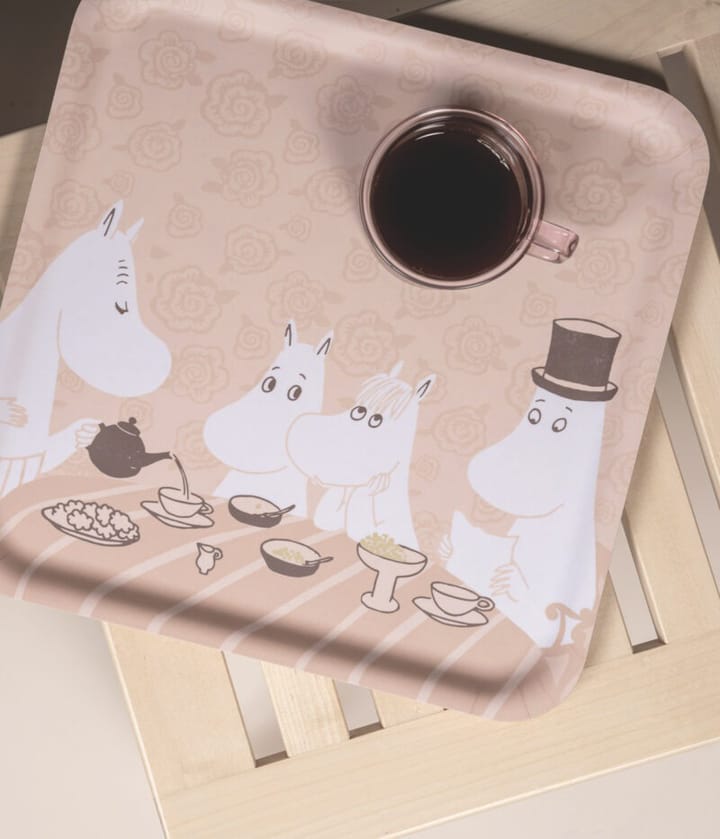 Moomin δίσκος 33x33 cm - Coffee time - Muurla