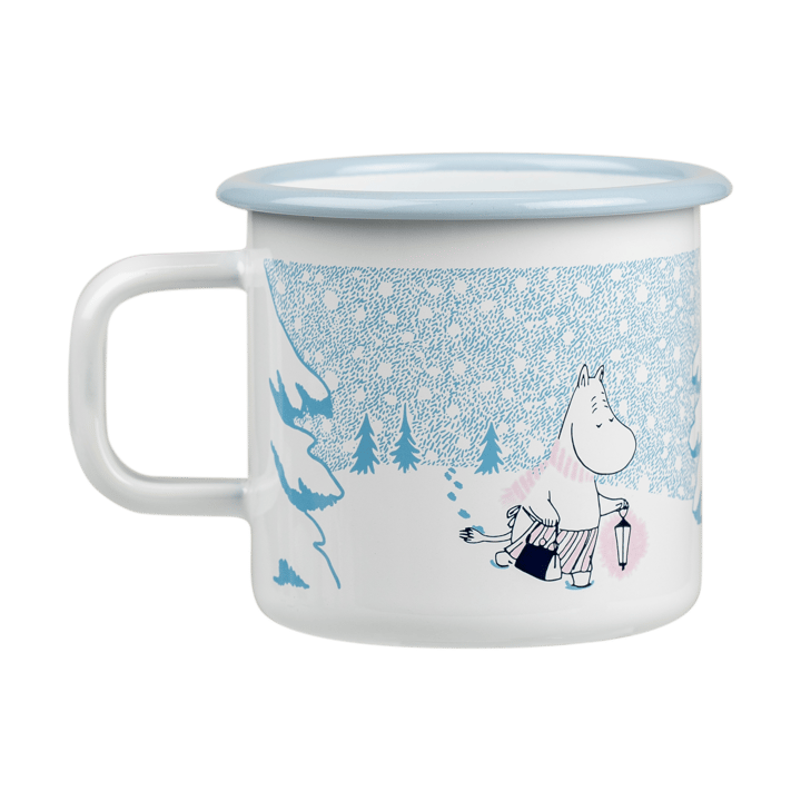 Moomin εμαγιέ κούπα 37 cl - Let it snow - Muurla