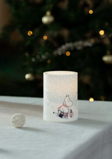 Moomin block κερί LED 10 cm - Let it snow - Muurla