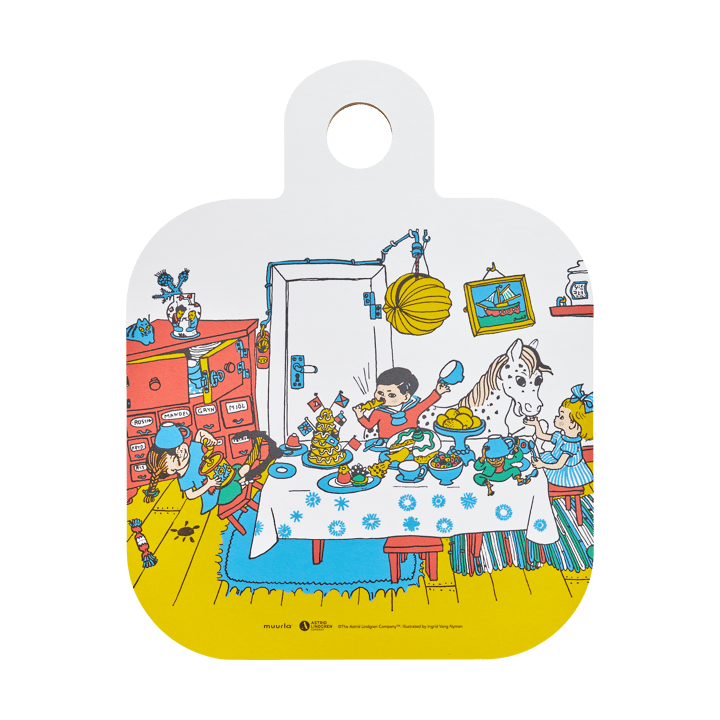 Pippi Chop & Serve κοπτική σανίδα 25x32 εκ., Villa Villekulla Muurla