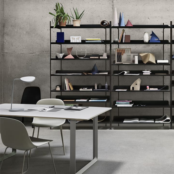 Τραπεζαρία 70/70 170x85 εκ - Black linoleum-Plywood-Sand - Muuto