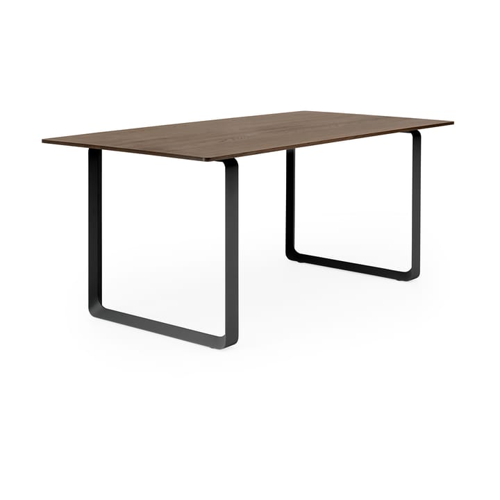 Τραπεζαρία 70/70 170x85 εκ, Solid smoked oak-Black Muuto