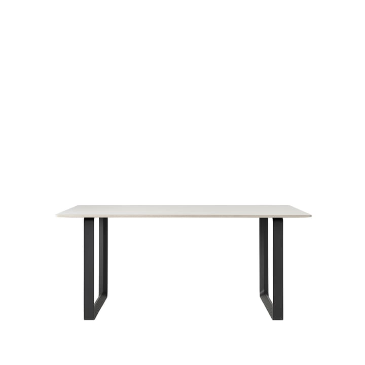 Τραπεζαρία 70/70 170x85 εκ - White laminate-Plywood-Black - Muuto