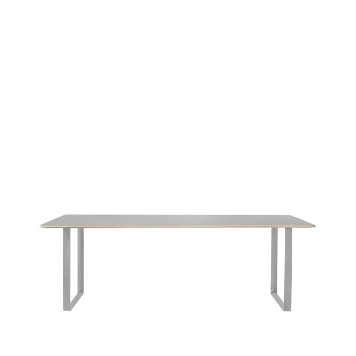 Τραπεζαρία 70/70 225x90 cm - Grey linoleum-Plywood-Grey - Muuto