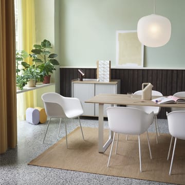 Τραπεζαρία 70/70 225x90 cm - Solid oak-White - Muuto