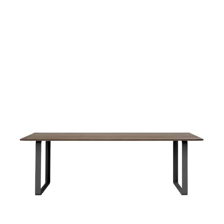 Τραπεζαρία 70/70 225x90 cm - Solid smoked oak-Black - Muuto