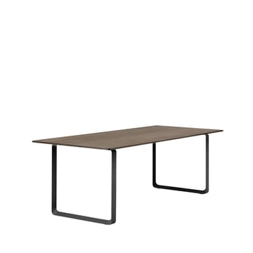 Τραπεζαρία 70/70 225x90 cm - Solid smoked oak-Black - Muuto