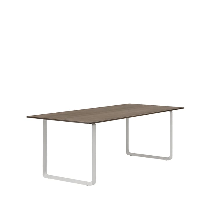 Τραπεζαρία 70/70 225x90 cm - Solid smoked oak-Grey - Muuto