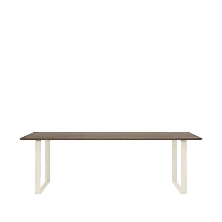 Τραπεζαρία 70/70 225x90 cm - Solid smoked oak-Sand - Muuto