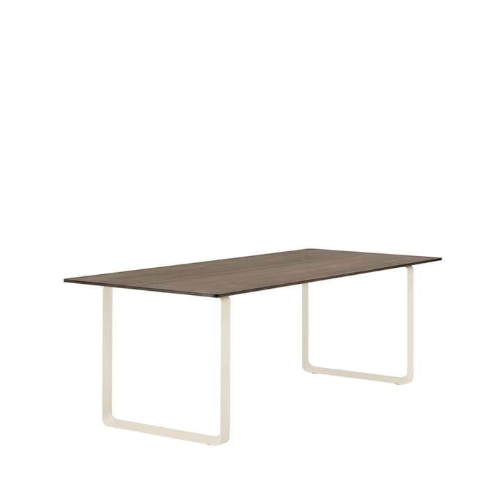 Τραπεζαρία 70/70 225x90 cm - Solid smoked oak-Sand - Muuto