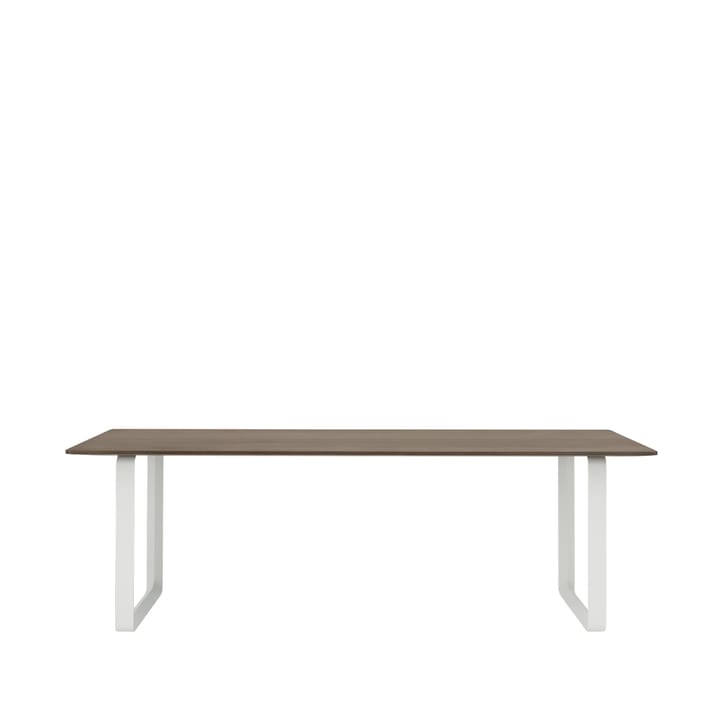 Τραπεζαρία 70/70 225x90 cm - Solid smoked oak-White - Muuto